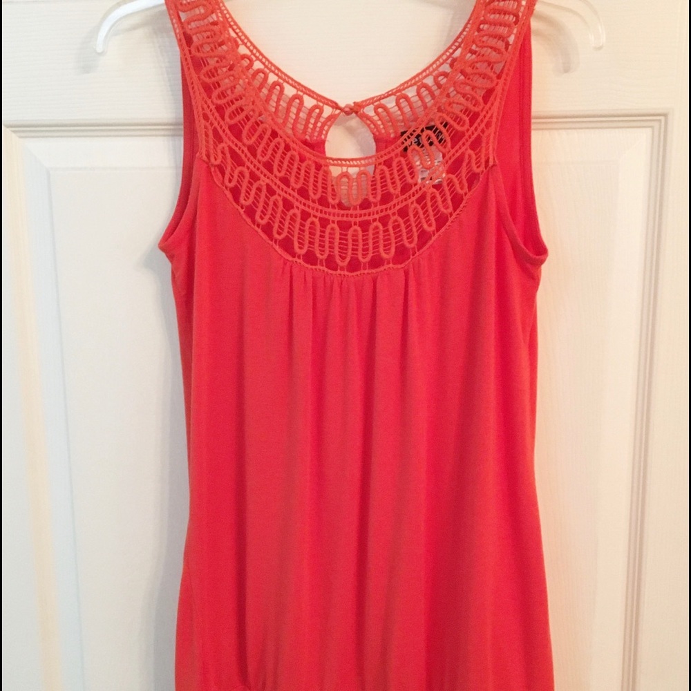 Wet Seal Crochet Tank -Size Large